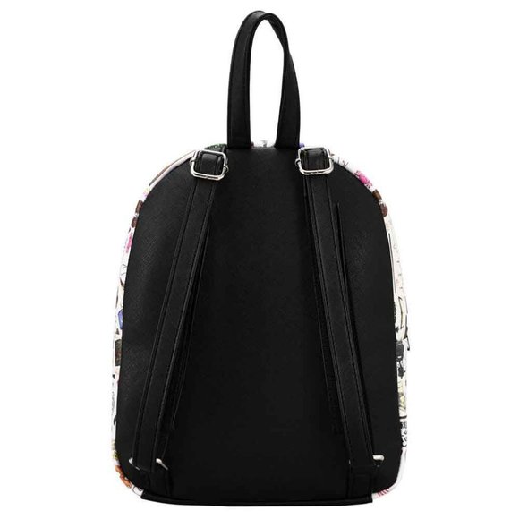 Harry Potter Icons Mini Backpack with Floral Hogwarts Crest Gadget Sticker - Picture 6 of 10